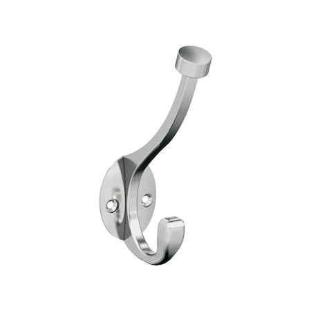 Amerock Adare Traditional Double Prong Polished Chrome Wall Hook H5546526